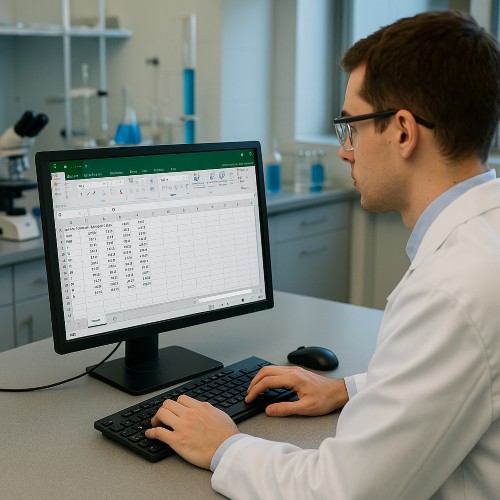 excel lab management